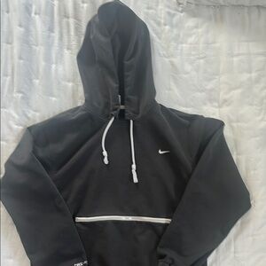 Nike Black Hoodie with White Accents